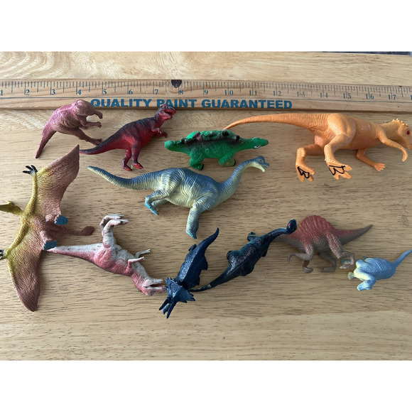 Dinosaurs Toy Mixed Lot of 11 Hard Plastic Play Figures - Picture 4 of 16